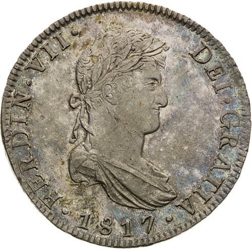 8 Reales (Peso) 1817 - front