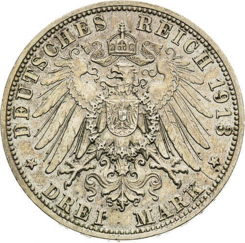 3 Mark 1913 - back