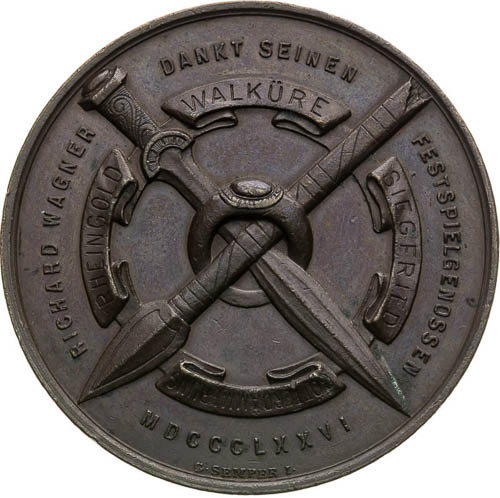Medal 1876 - back