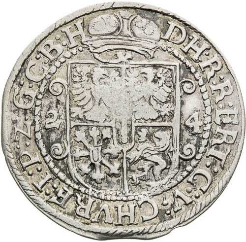 1/4 Thaler 1624 - back