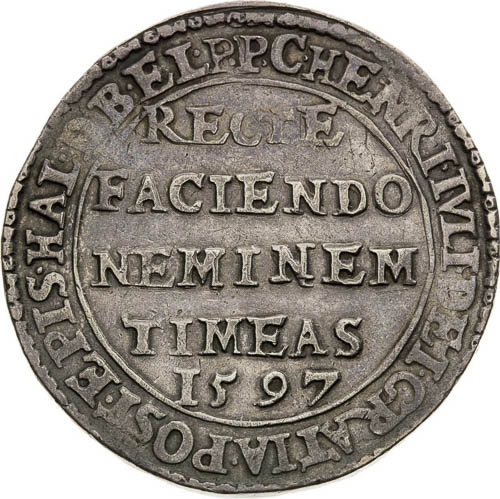 Thaler 1597 - front