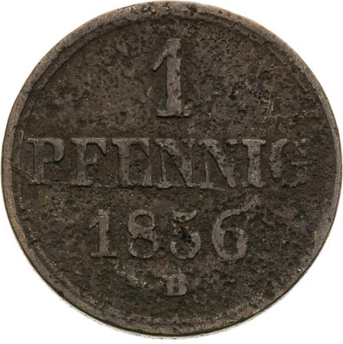 Pfennig 1856 - front
