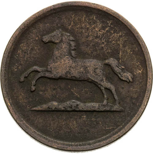 Pfennig 1856 - back