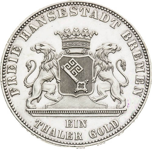 Thaler 1863 - front