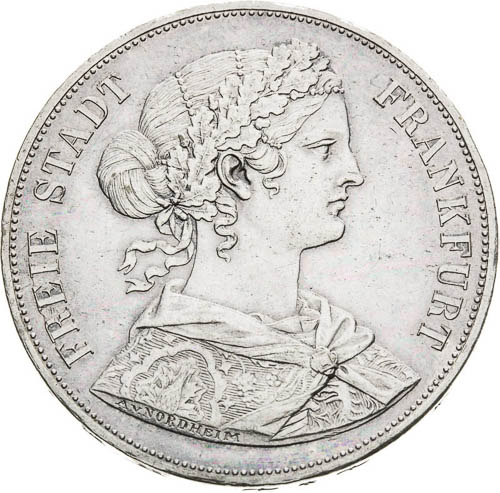 Federal Double Thaler 1866 - front
