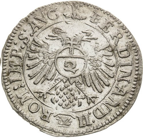 2 Kreutzer 1624 - back