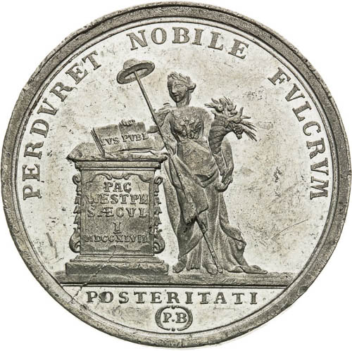 Medal 1748 - back