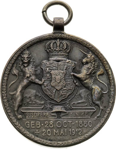 Silver Medal 1912 - back