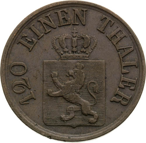3 Heller 1866 - front
