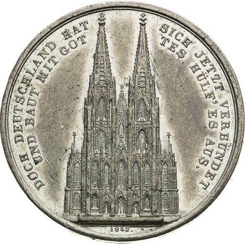 Medal 1842 - back