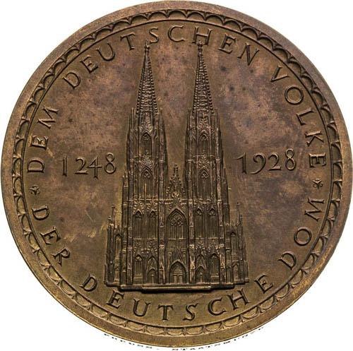 Medal 1928 - back