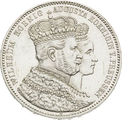 Coronation Thaler 1861 - front