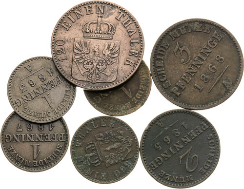 Coins (7 pcs) - front