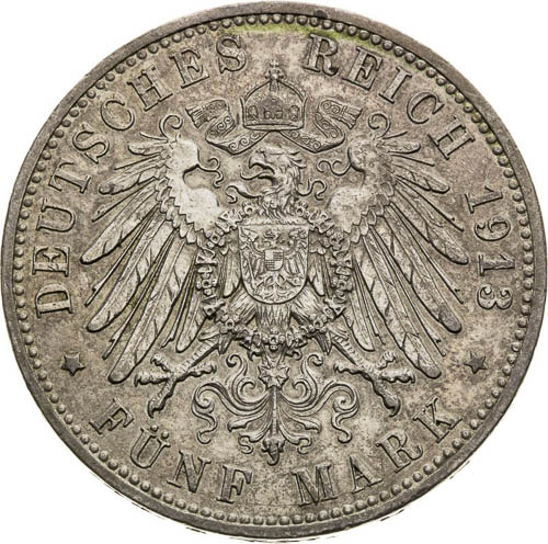 5 Mark 1913 - back