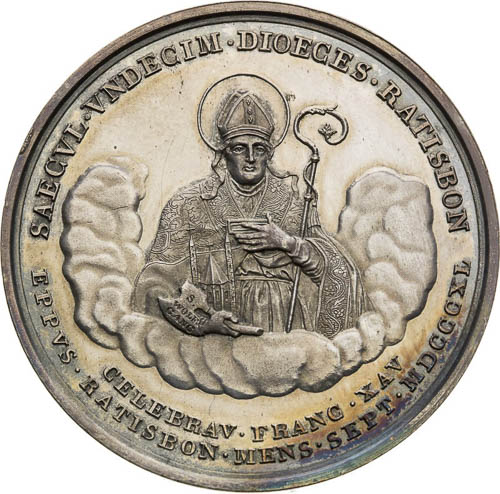 Silver medal 1840 - front
