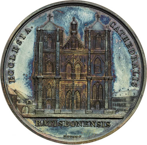 Silver medal 1840 - back