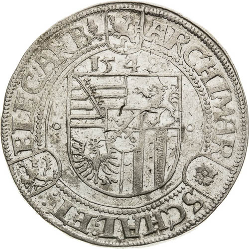 Thaler 1548 - back