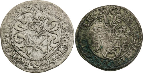Groschen undated, 1572 (2 pcs) - front