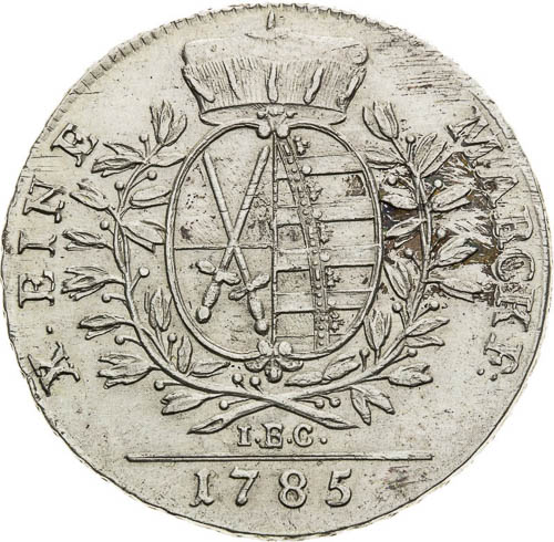 Thaler 1785 - back