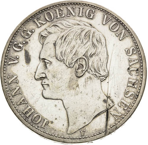 Federal Double Thaler 1857 - front