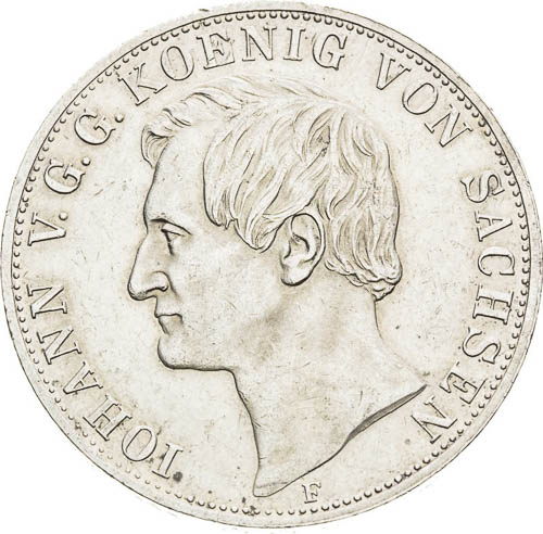 Federal Double Thaler 1857 - front
