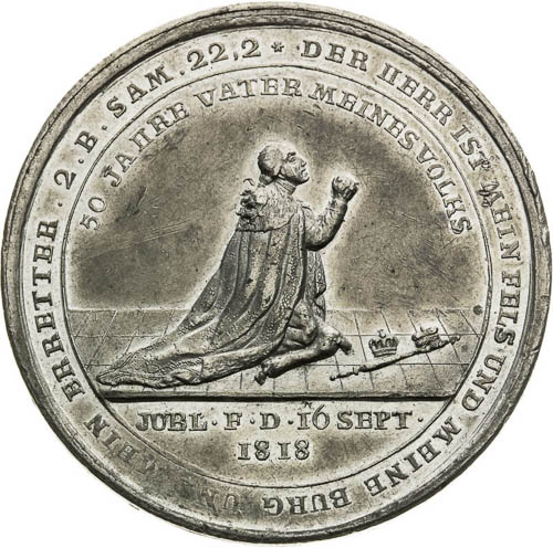 Medal 1818 - front