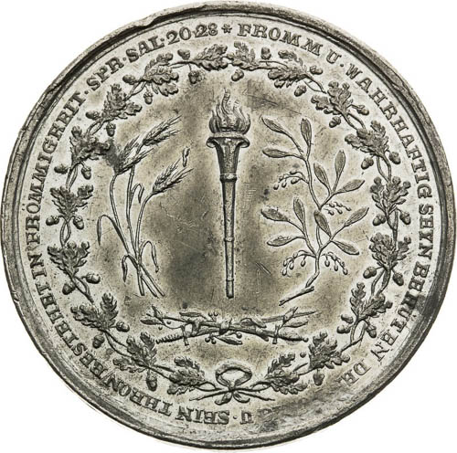 Medal 1818 - back