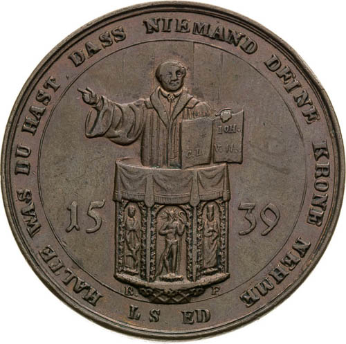 Medal 1839 - back