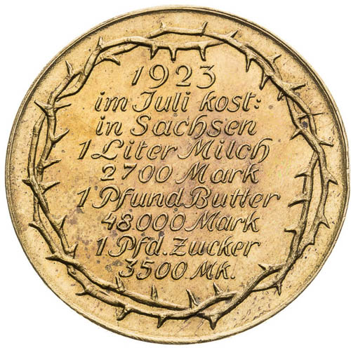 Medals 1923 (2 pcs) - back