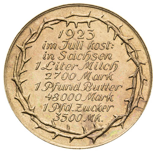 Medals 1923 (2 pcs) - back
