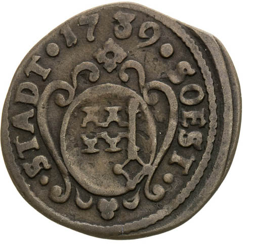 3 Pfennig 1739 (2 pcs) - front