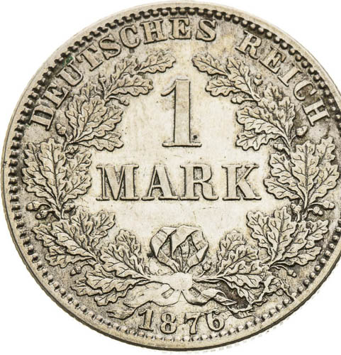Mark 1876, 50 Pfennig 1876 (2 pcs) - front