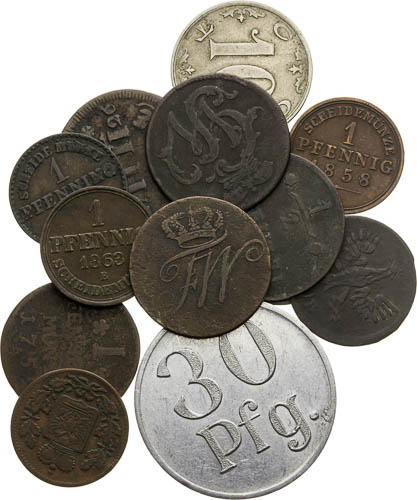 Coins (13 pcs) - front