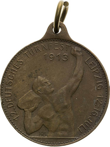 Bronze Medal 1913 - back