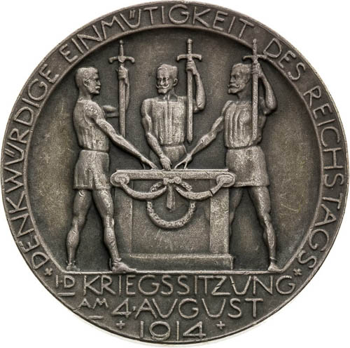 Silver Medal 1914 - front