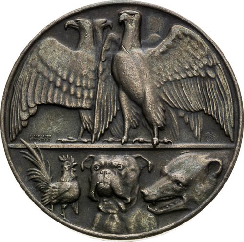 Silver Medal 1914 - back