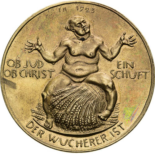 Bronze Medal 1923 - front
