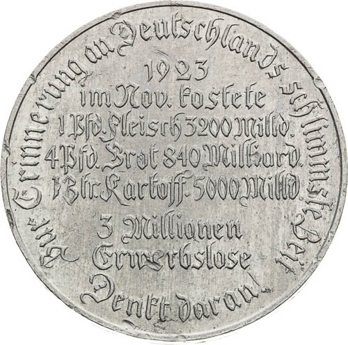 Medal 1925 - back