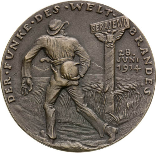 Bronze Medal 1914 - back