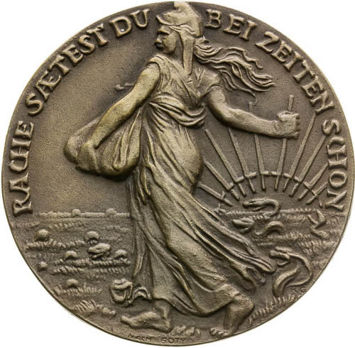 Bronze Medal 1914 - front