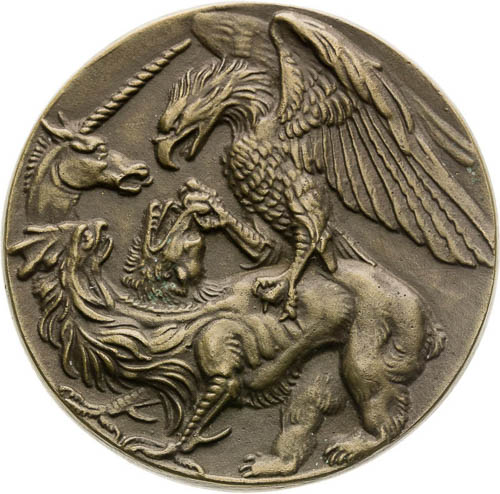 Bronze Medal 1914 - back