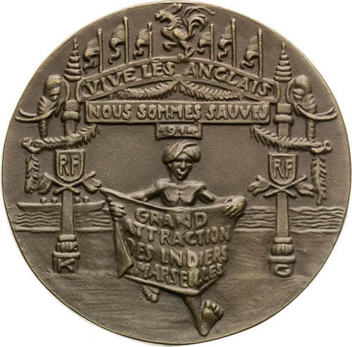 Bronze Medal 1914 - front