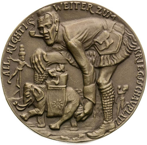 Bronze Medal 1914 - back