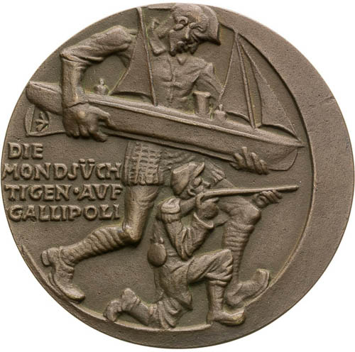 Bronze Medal 1916 - back