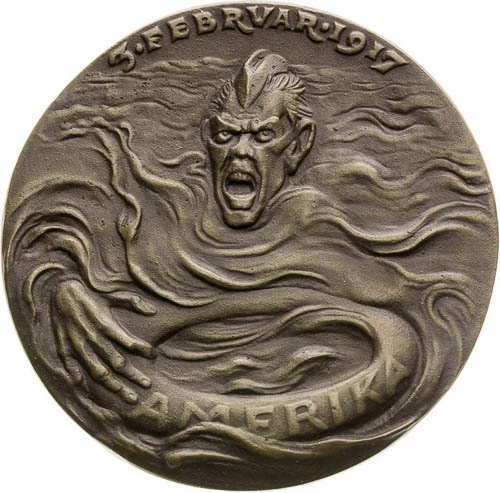 Bronze Medal 1917 - front