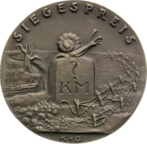 Bronze Medal 1917 - back