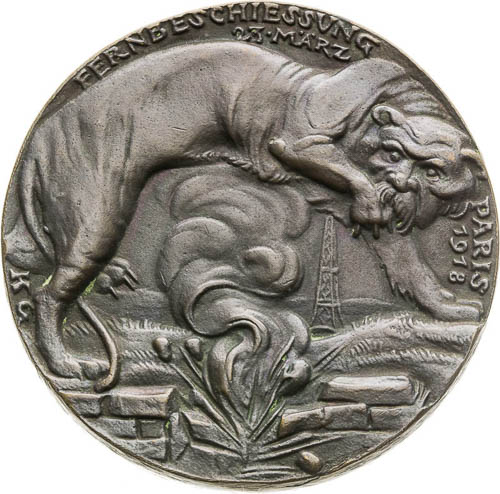Bronze Medal 1918 - front