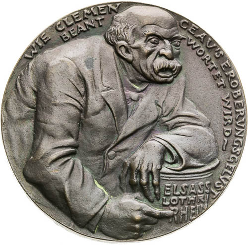 Bronze Medal 1918 - back