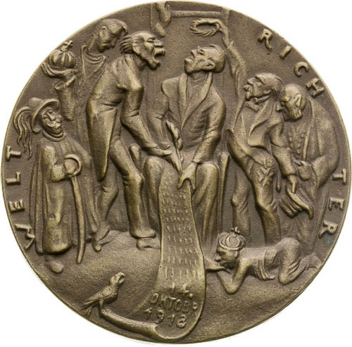 Bronze Medal 1918 - back