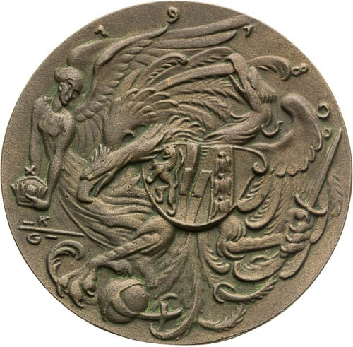 Bronze Medal 1918 - front